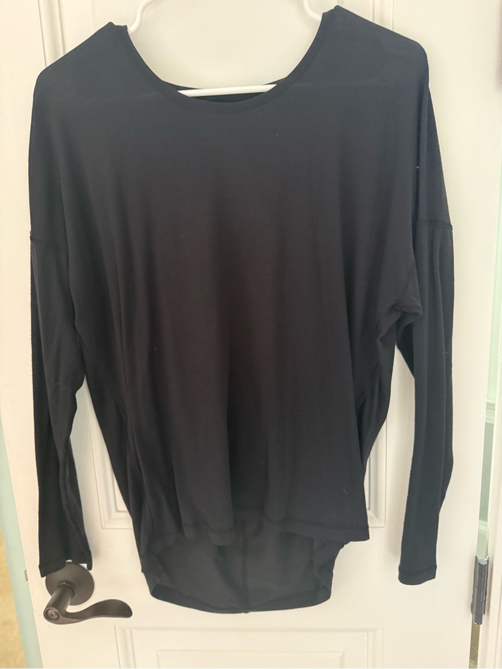 lululemon athletica Black Long-Sleeve Crew Top